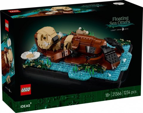 Klocki ideas 21366 pływające wydry LEGO