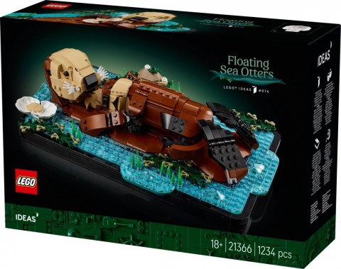 Klocki ideas 21366 pływające wydry LEGO