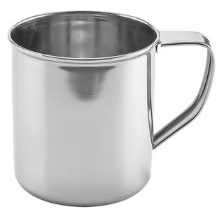Kubek ze stali nierdzewnej z uchwytem 500ml kinghoff KINGHoff