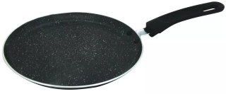 Patelnia do naleśników śr.28cm, aluminium, czarny marmurek kinghoff KINGHoff