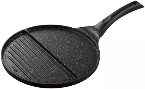 Patelnia dwudzielna, aluminium, czarny marmurek śr.27cm kinghoff KINGHoff