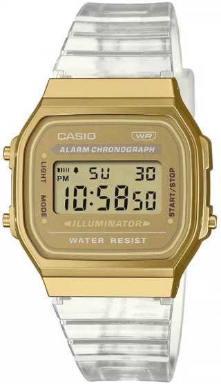 CASIO Zegarek Damski CASIO Vintage A168XESG-9AEF + BOX