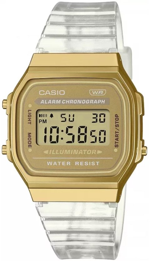 CASIO Zegarek Damski CASIO Vintage A168XESG-9AEF + BOX