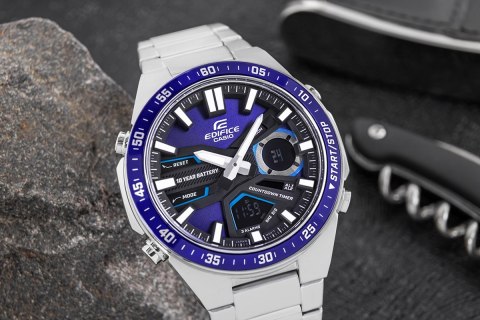 CASIO Zegarek Męski CASIO EDIFICE EFV-C110D-2AVEF + BOX