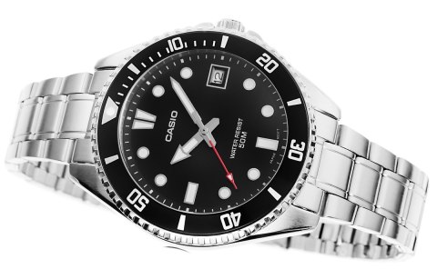 CASIO Zegarek Męski CASIO MDV-10D-1A1VEF + BOX