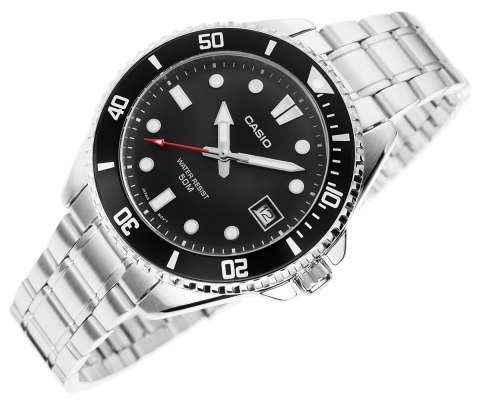 CASIO Zegarek Męski CASIO MDV-10D-1A1VEF + BOX