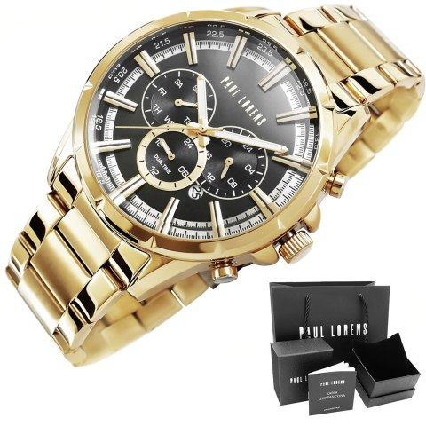Paul Lorens Zegarek Męski Paul Lorens PL13605B-1D1
