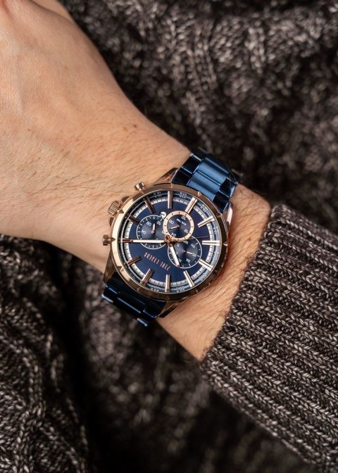 Paul Lorens Zegarek Męski Paul Lorens PL13605B-6F3