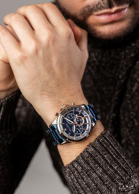 Paul Lorens Zegarek Męski Paul Lorens PL13605B-6F3