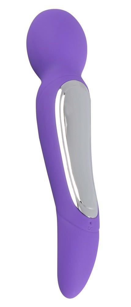 Wibrator dwustronny Sweet Smile fioletowy USB 22 cm