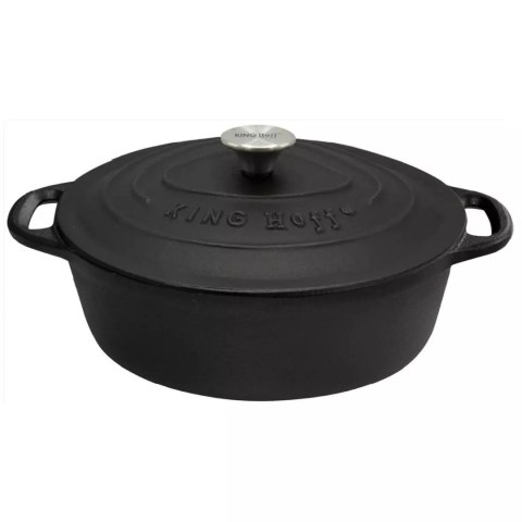 Brytfanka 6,2l, żeliwo czarny kinghoff KINGHoff