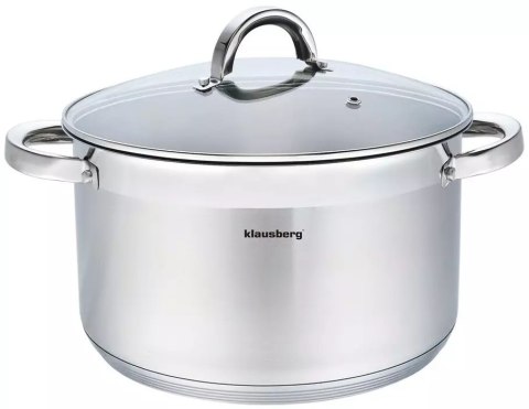 Garnek z pokrywą 11,5l, śr.30cm, stal klausberg Klausberg