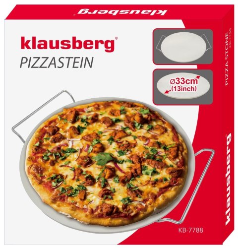 Kamień do wypieku i podawania pizzy śr 33cm klausberg kb-7788 Klausberg