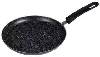 Patelnia do naleśników śr.25cm, aluminium czarny marmurek kinghoff KINGHoff