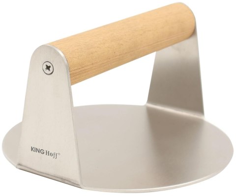Praska dociskowa ze stali niedzewnej do mięsa na hamburgery śr. 14cm kinghoff kh-1878 KINGHoff