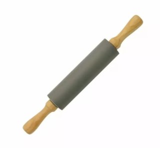 Wałek do ciasta, silikon, szary 39,5cm kinghoff KINGHoff