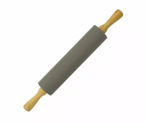 Wałek do ciasta, silikon, szary 47,5cm kinghoff KINGHoff