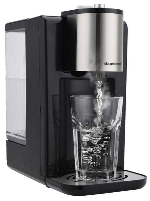 Dozownik gorącej wody, dyspenser, regulacja temperatury 45-100°c, czarno-srebrny, 2,2l, klausberg, kb-7878 Klausberg