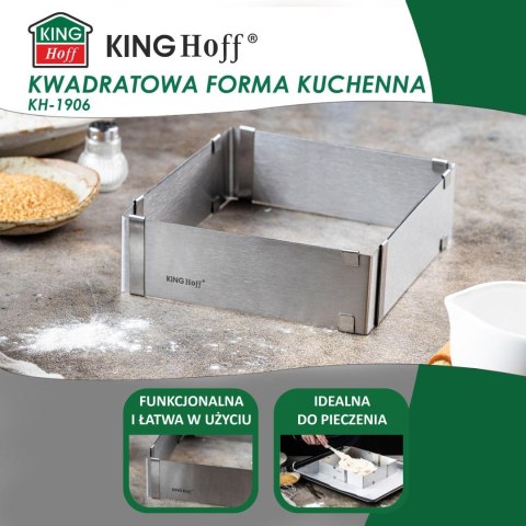 Forma do ciasta, prostokątna, regulowana, stalowa, kh-1906 KINGHoff