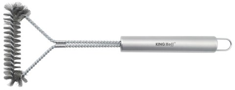 Szczotka do czyszczenia grilla, 41,5cm, stal nierdzewna, kinghoff, kh-1915 KINGHoff
