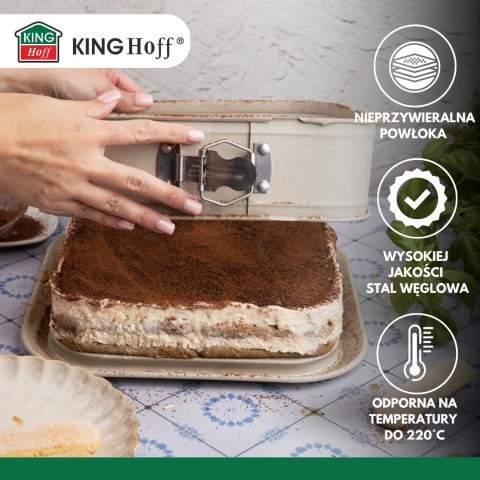 Forma, blacha do pieczenia , forma 27,5x27,5 cm KINGHoff