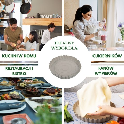 Forma, blacha do pieczenia, forma do tarty śr.28cm kinghoff KINGHoff