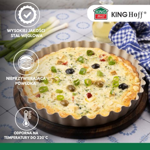 Forma, blacha do pieczenia, forma do tarty śr.28cm kinghoff KINGHoff