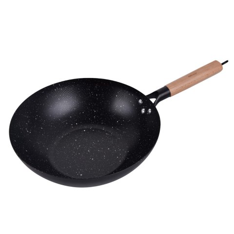 Patelna wok czarny marmurek śr.30cm kinghoff KINGHoff