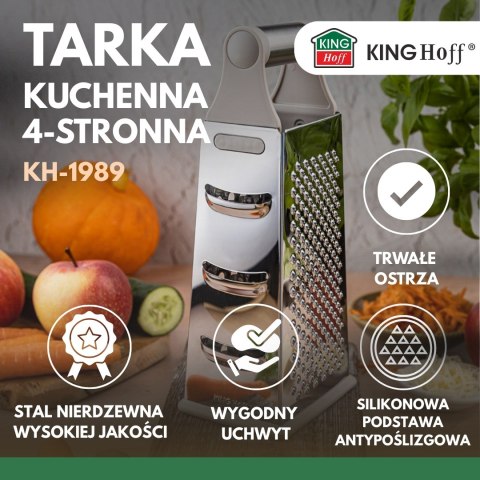 Tarka do warzyw, 4-stronna, stal nierdzewna, kinghoff, kh-1989 KINGHoff