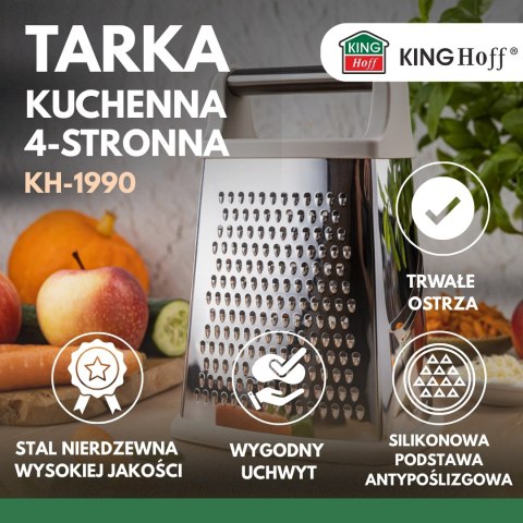 Tarka do warzyw, 4-stronna, stal nierdzewna, kinghoff, kh-1990 KINGHoff