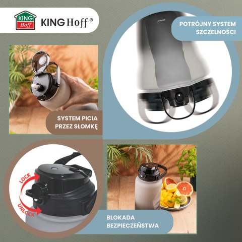 Butelka do wody 2,0l,kinghoff KINGHoff