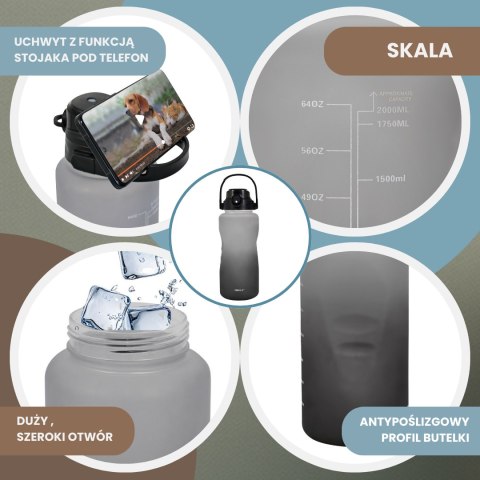 Butelka do wody 2,0l,kinghoff KINGHoff