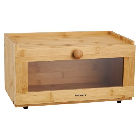 Chlebak bambusowy, akrylowy front, 35,5×24×18cm, klausberg, kb-7923 Klausberg