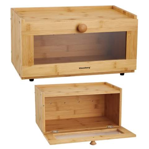 Chlebak bambusowy, akrylowy front, 35,5×24×18cm, klausberg, kb-7923 Klausberg