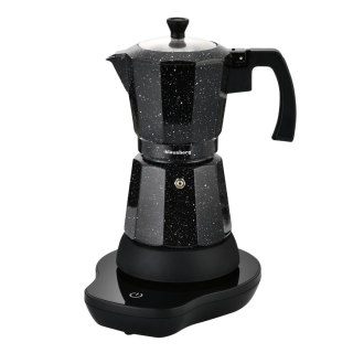 Elektryczny kawiarka espresso, czarny marmurek 6 filiżanek klausberg Klausberg
