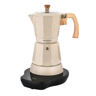 Elektryczny kawiarka espresso, czarny marmurek 6 filiżanek klausberg Klausberg