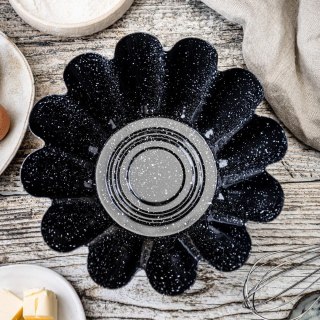 Forma do pieczenia ciasta, metalowa, z powłoką nieprzywieralną, czarna, średnica 23,5 cm, klausberg, kb-7837 Klausberg