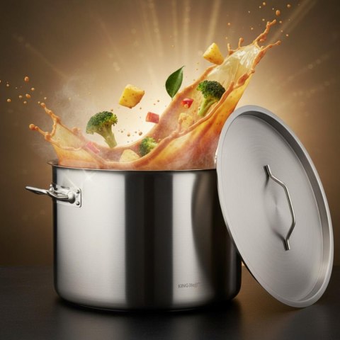 Garnek gastronomiczny, stal nierdzewna, śr.45cm, 44l, kinghoff, kh-2027 KINGHoff