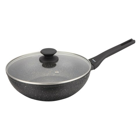 Patelna wok czarny marmurek śr.28cm klausberg Klausberg