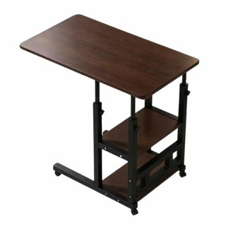 SL17 Mobilny stolik pod laptopa ciemne drewno ATL