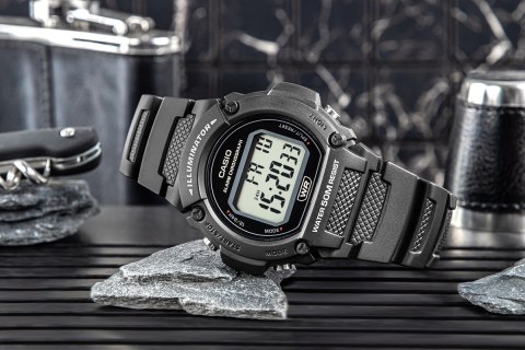CASIO Zegarek Męski CASIO W-219H-1AVDF + BOX