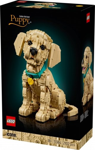 Klocki icons 11384 szczeniak golden retriever LEGO