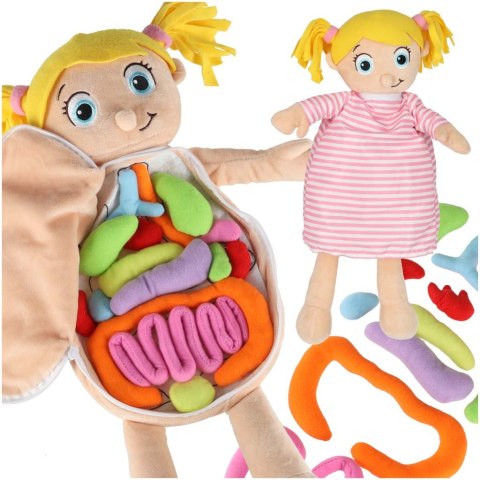 Lalka maskotka nauka anatomii dziewczynka Kik Sp. z o. o. Sp. k.
