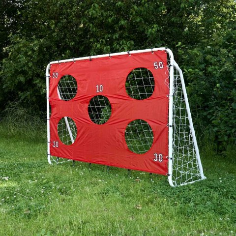 Bramka piłkarska do piłki nożnej dla dzieci treningowa 2w1 + mata celności 215 x 153 x 76 cm Kik Sp. z o. o. Sp. k.