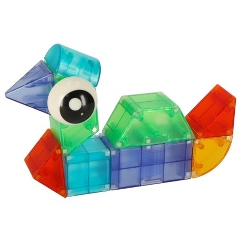 Klocki magnetyczne konstrukcyjne świecące elementy figury 3D 64 el. Kik Sp. z o. o. Sp. k.