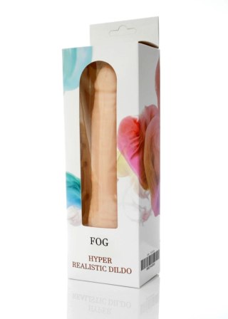 Realistyczne dildo cyberskóra 19,5 cm z przyssawką wodoodporne