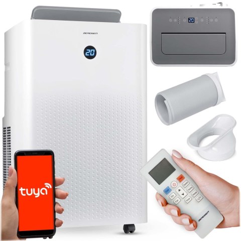 Klimatyzator przenośny 14000 BTU osuszacz grzanie WiFi 37l/24h Berdsen BD-584
