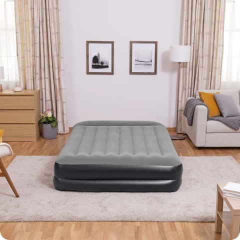 Materac dmuchany 203x152x46 cm z wbudowaną pompką elektryczną Bestway 67403