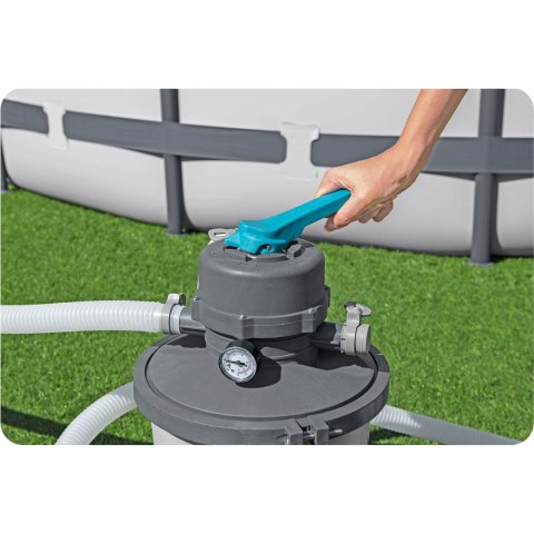 Pompa piaskowa 3596 l/h + Piasek 25kg Bestway