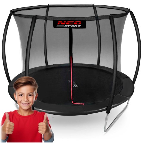 Trampolina ogrodowa profilowana 10ft/312cmz siatką wewnętrzną Neo-Sport